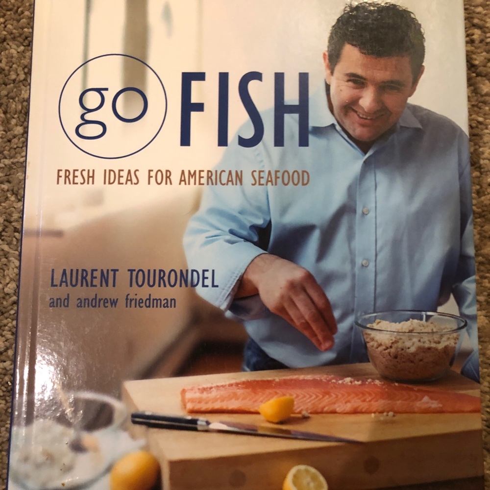 GO Fish cookbook by Laurent Tourondel